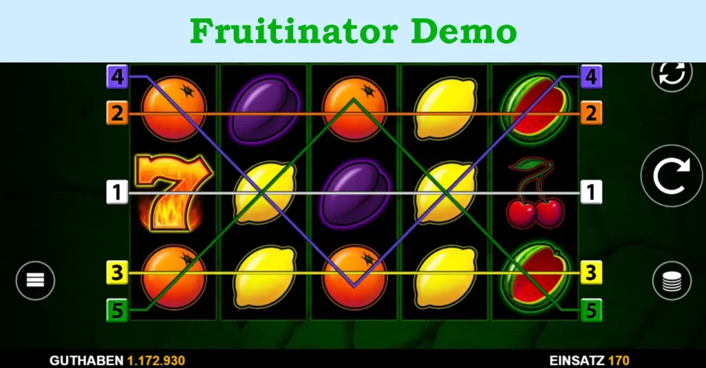 fruitinator demo